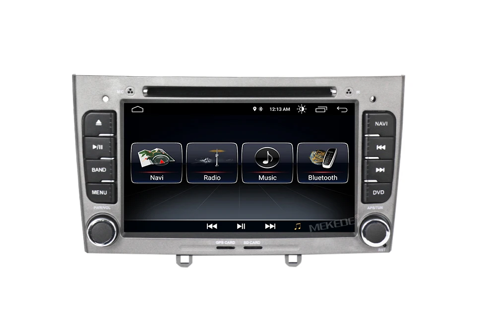 HD 1024x600 Android 8,1 7 дюймов Автомобильный DVD мультимедиа для peugeot 308 408 с wifi радио gps навигация 8G карта