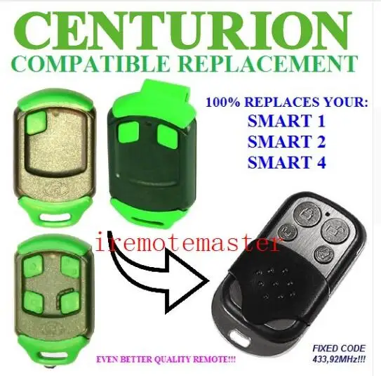 CENTURION SMART 1 2 4 Запасной пульт дистанционного управления гаражной дверью