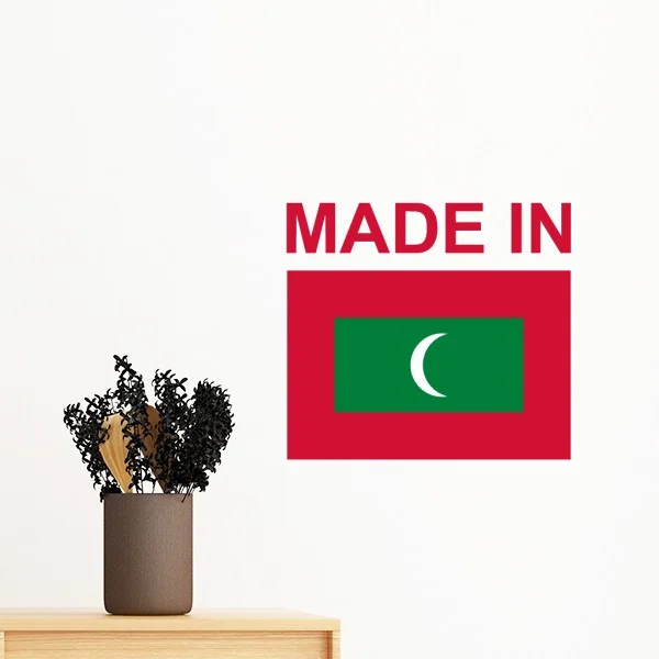 Maldives Madagascar Malaysia Люксембург Латвийская страна сделанная в флаге настенная