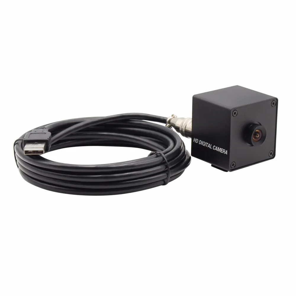 USB веб камера с объективом без искажений 5 Мп Mjpeg YuY2 2592x1944 CMOS usb видеонаблюдения для