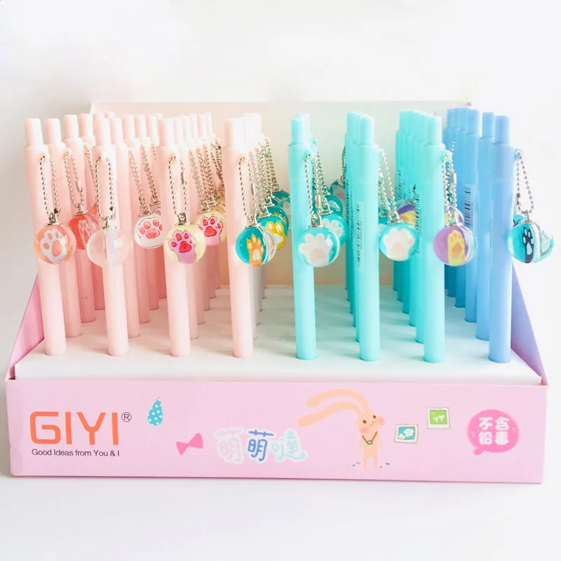 Комплект из 2 предметов Kawaii стеклянные бусины кошачий коготь механические