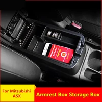 for mitsubishi asx 2011 2012 2013 2014 20152016 car armrest storage box container holder bin center console organizer trayholder