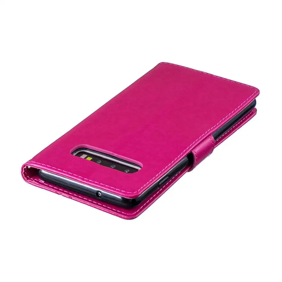 Кожаный флип-чехол для samsung Galaxy S10 S10E S7 S8 S9 A30 A40 A50 A10 M10 M20 M30 A6 A8 A7 J3 J4 J5 J6 J7 плюс чехол