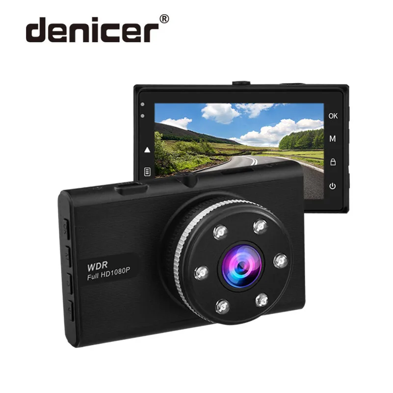 Denicer Full HD 1080P Автомобильный видеорегистратор DVR 3 0 &quotэкран авто видео рекордер 170