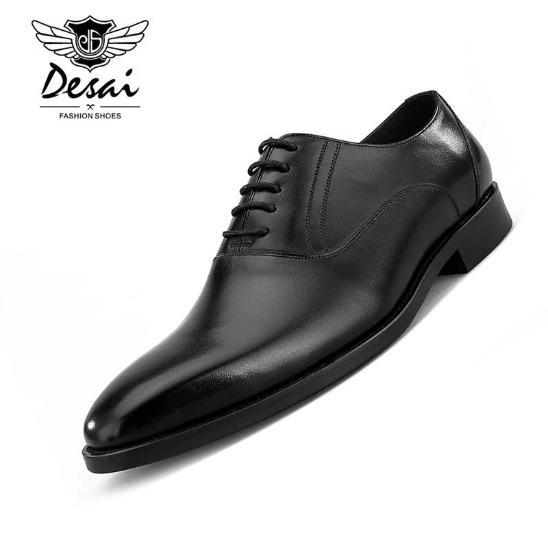 Туфли дерби мужские из натуральной кожи роскошные брендовые туфли ручной работы