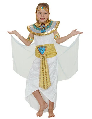 Egypt Queen Costumes Princess Royal Golden Women Men Costume Masquerade theme Party adult halloween cosplay kids child clothing |