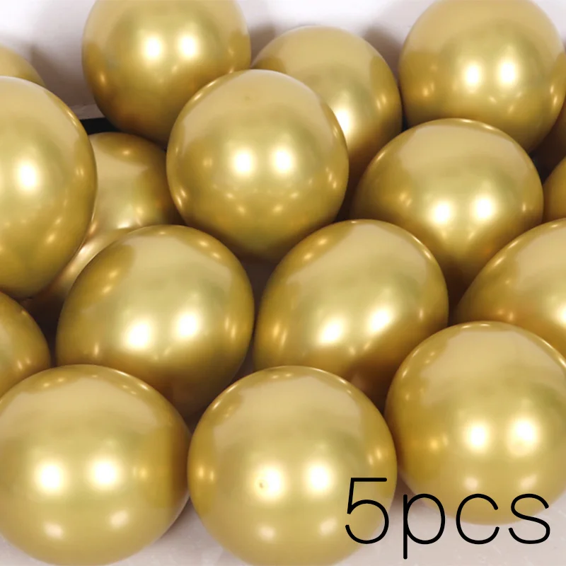 5pcs gold 5 шт. Гавайские вечерние воздушные шары летние тропические Monstera латексные воздушные шары с листьями для украшения стола для дома и вечерние аксессуары - Цвет: 5pcs gold