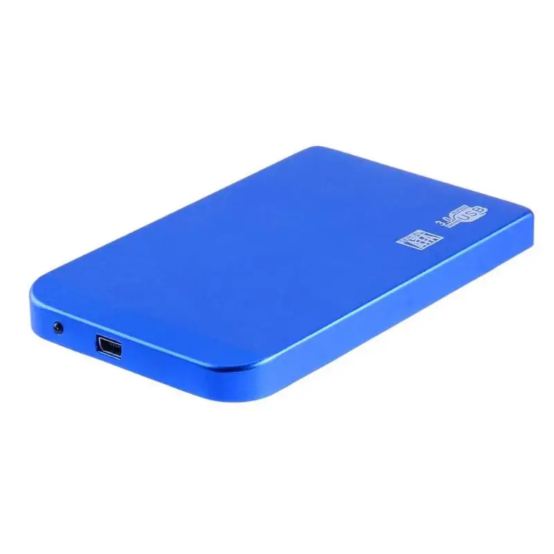 Blue SATA для USB 3,0 SSD ультра тонкий чехол для жесткого диска чехол для внешнего жесткого диска для 2,5 дюймов HDD SSD жесткий диск - Цвет: Blue