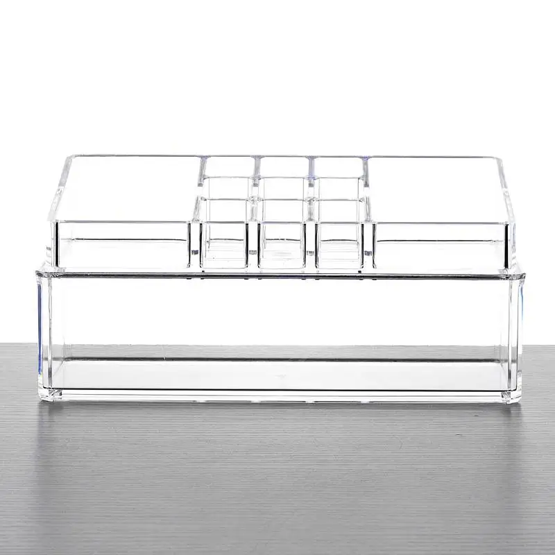 Makeup Organizer Box Acrylic Storage Rangement Maquillage Transparent Case Desktop Display New | Дом и сад