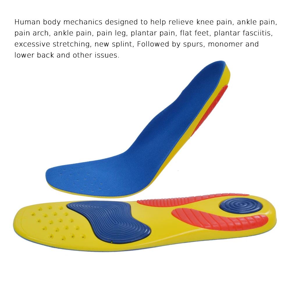 Premium Athletes Sport Insoles Gel Heel Forefoot Absorbs Shock Arch Support  Extreme Comfort Silpure Antimicrobial Basketball