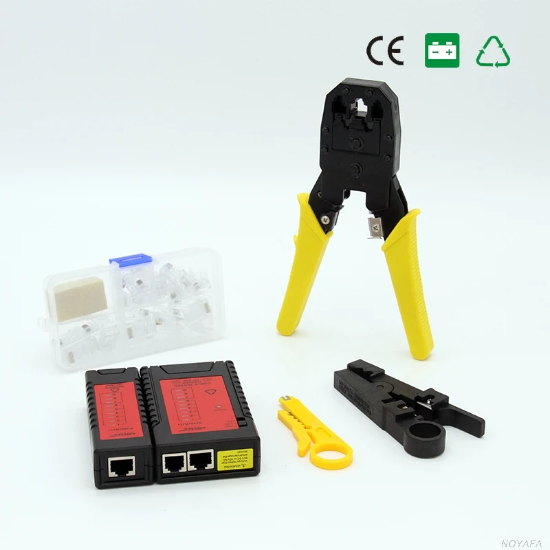 NOYAFA NF 1206 тестер сетевого кабеля 3 в 1 обжимные инструменты Rj45 Rj11 Cat5 Lan Сетевой набор