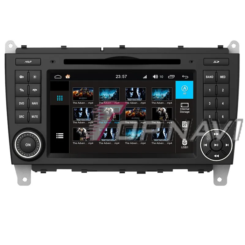 Topnavi Восьмиядерный S200 Android 8 0 автомобильный DVD мультимедийный плеер для Benz C class