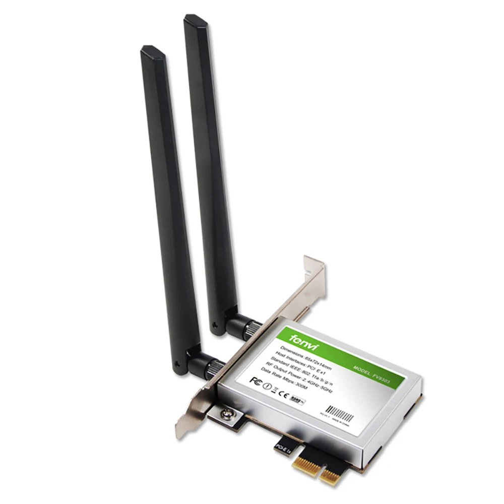 Dual Band 600 Мбит/с Беспроводной PCI Express Вай-Фай адаптер антенны Настольный Wi-Fi PCI-E
