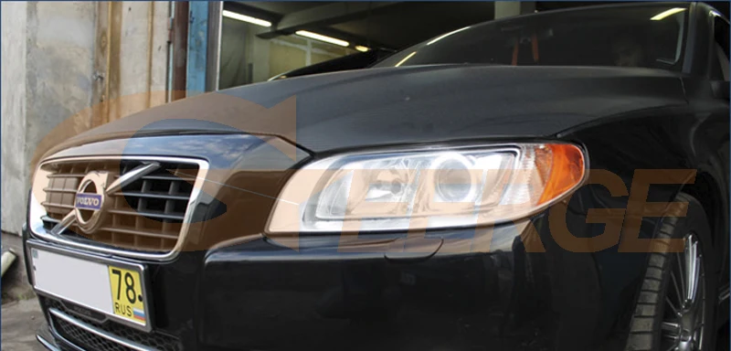 Для Volvo V70 2008 2009 2010 2011 2012 2013 ксенон Ультра яркое освещение smd комплект светодиодов «глаза ангела» дневные ходовые огни