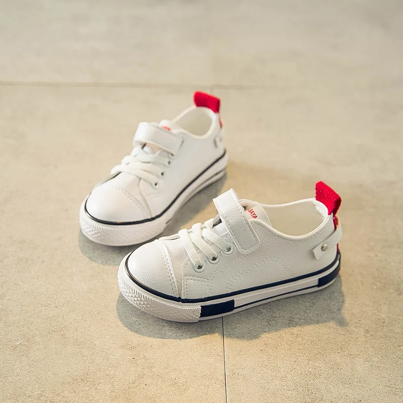 High Quality Children Shoes For Girl Boys Sneakers Artificial Leather 2018 Autumn New Fashion Kids Casual Student | Детская одежда и