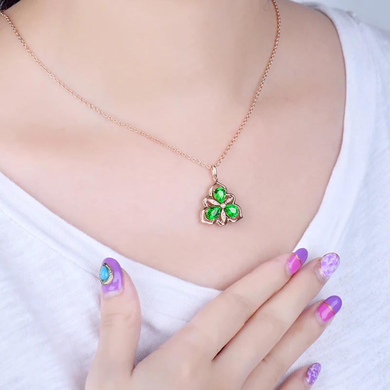 LOVERJEWELRY Женские Подвески Романтический Твердые 18Kt из розового золота с
