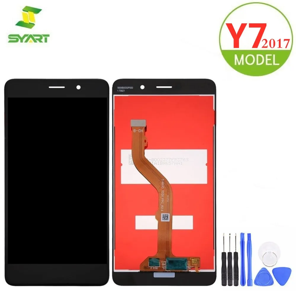 Для Huawei Y7 2017 / Prime ЖК дисплей сенсорный экран дигитайзер сборка для Nova Lite + TRT LX1 LX2 5