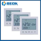 Beok TDS21-EP 3 шт . электрический подогрев пола сенсорный экран термостат теплого пола система отопления 220 В терморегулятор