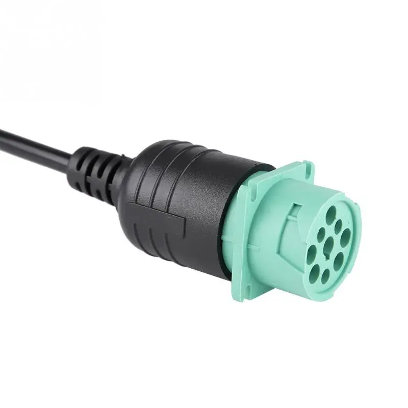 9 Pin до 16 Pin OBD2 грузовик диагностический сканер кабель адаптер для дизельного двигателя Cummins автомобильный диагностический инструмент кабель адаптер