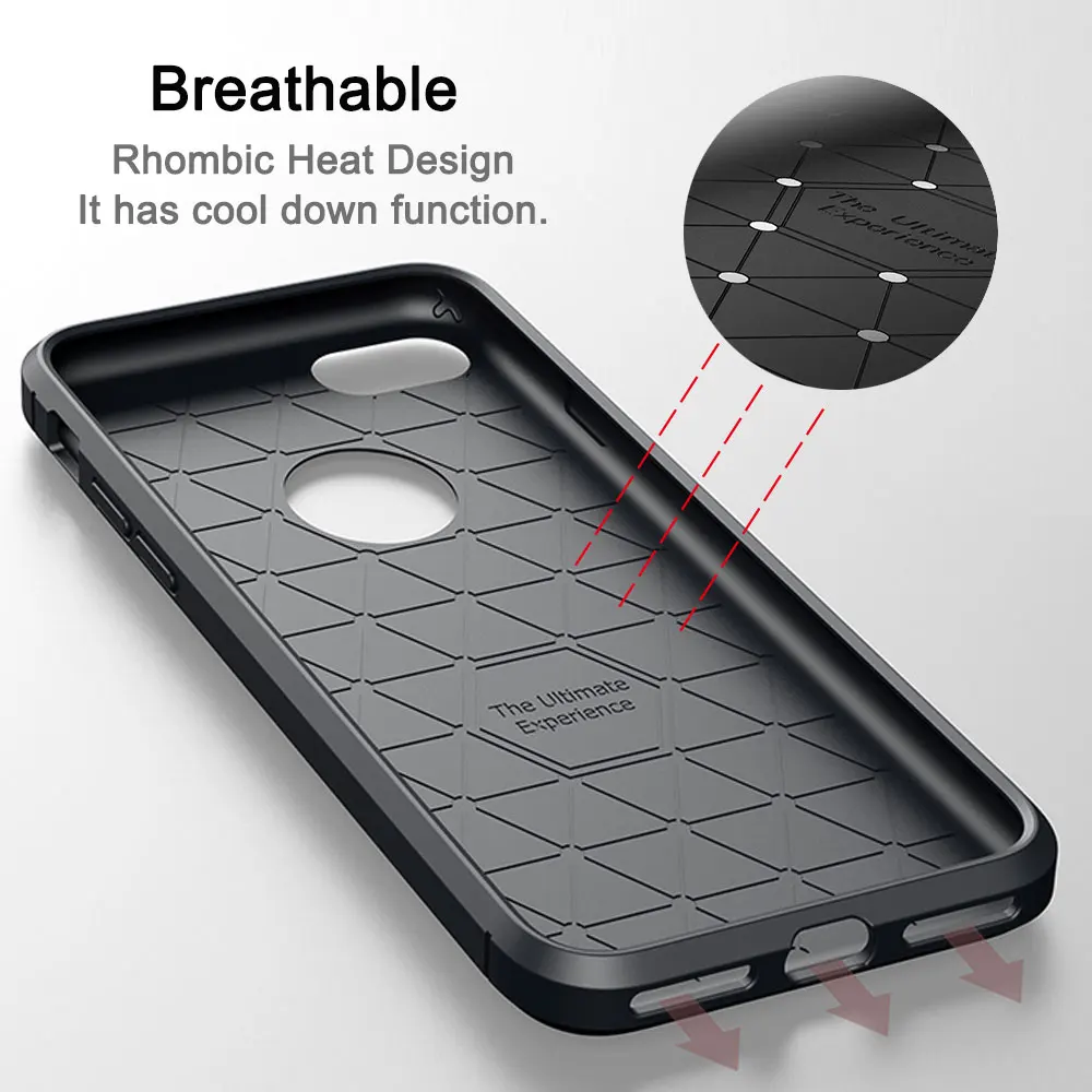 KISSCASE Роскошный чехол для телефона iPhone 7 6 6S Plus TPU силиконовый 5S 5 SE