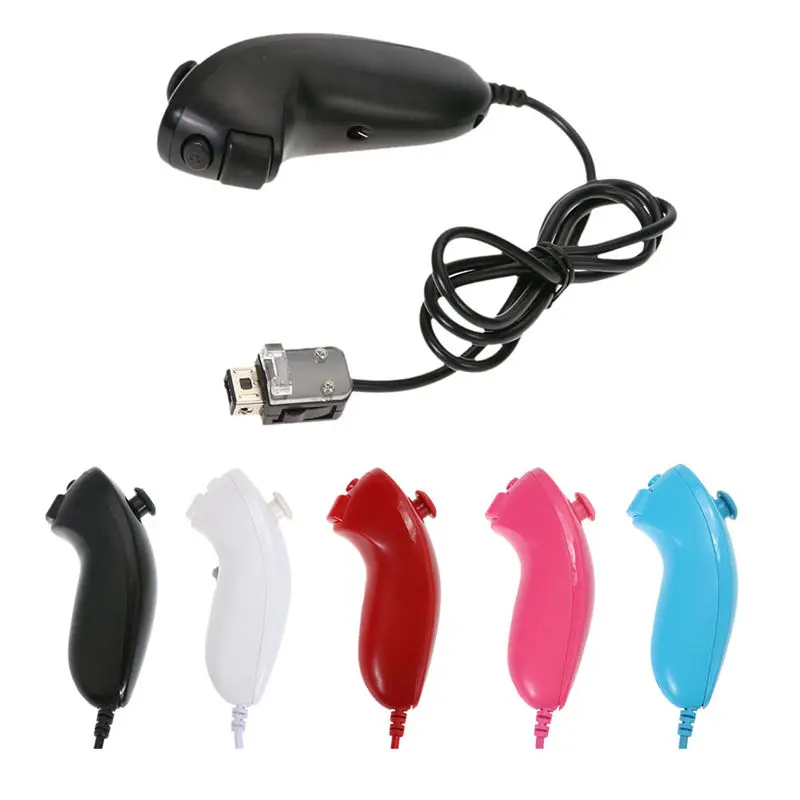 Новый игровой контроллер EKIND Nunchuk Nunchuck пульт дистанционного управления для Nintendo