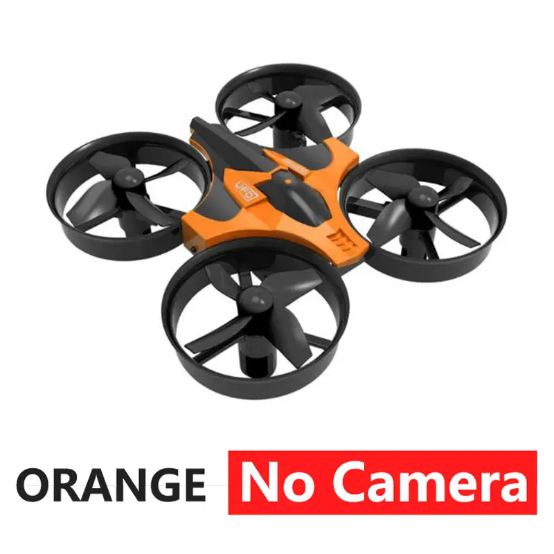 ORANGE no camera Ocday пульт дистанционного управления RC Дроны с Камера беспроводной ХД мини-Квадрокоптер Дрон 2,4G 6-осевой гироскоп микро для гоночного дрона радиоуправляемого вертолета лучшая игрушка для мальчиков - Цвет: ORANGE no camera