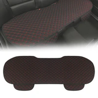 1 pc universal rear seat cover linen seat cover cushion black and red four season vehicles interior accessories
