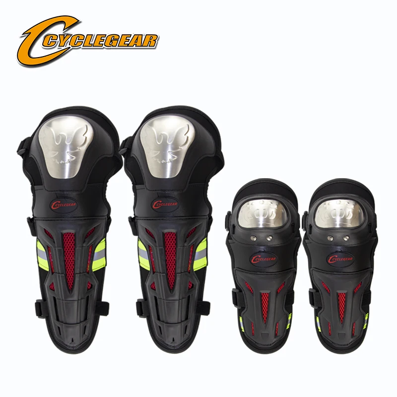 Cyclegear K18H18 наколенники для мотоциклистов Защитное снаряжение мотокросса rodillera
