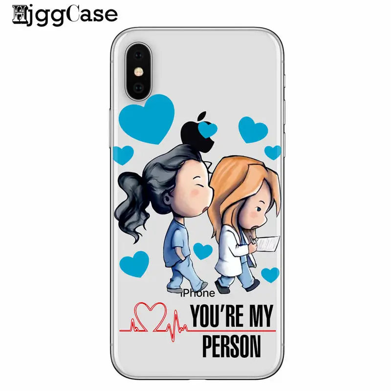 Чехол для телефона Greys Anatomy You're My Person iphone 7 6s 8 Plus 5 5S SE X XS MAX XR мягкий чехол huawei P9 P10 P20
