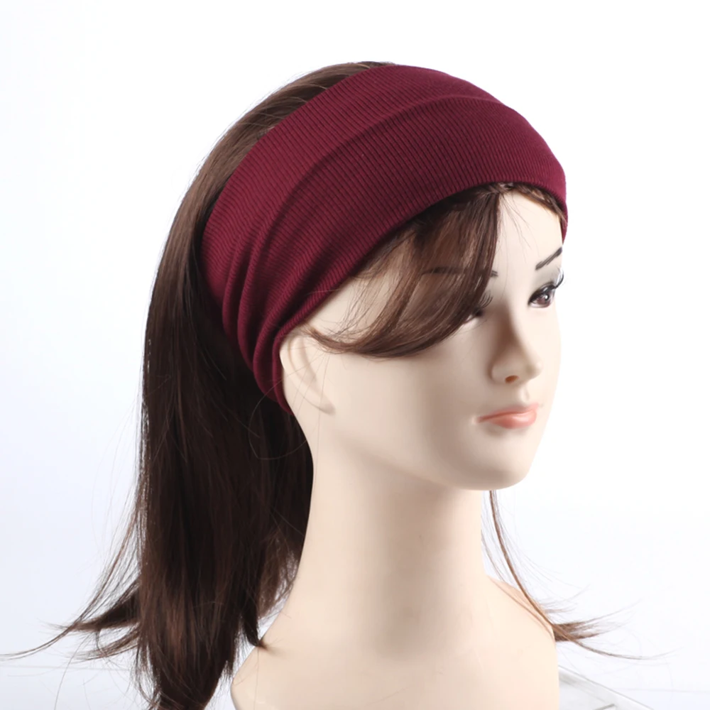 Женская однотонная повязка на голову 5 шт.|headband girl|women headbandhair accessories |