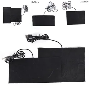 Горячая Распродажа, грелка из углеродного волокна для рук с подогревом на спине, нагревательная пленка с USB, Электрический зимний инфракрасный термоковрик