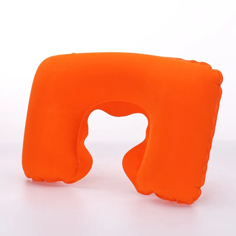 Orange XC USHIO, надувная подушка для шеи, для путешествий, u-образная подушка, для офиса, самолета, для вождения, для сна, поддержка головы, для отдыха, для здоровья, декоративная - Цвет: Orange