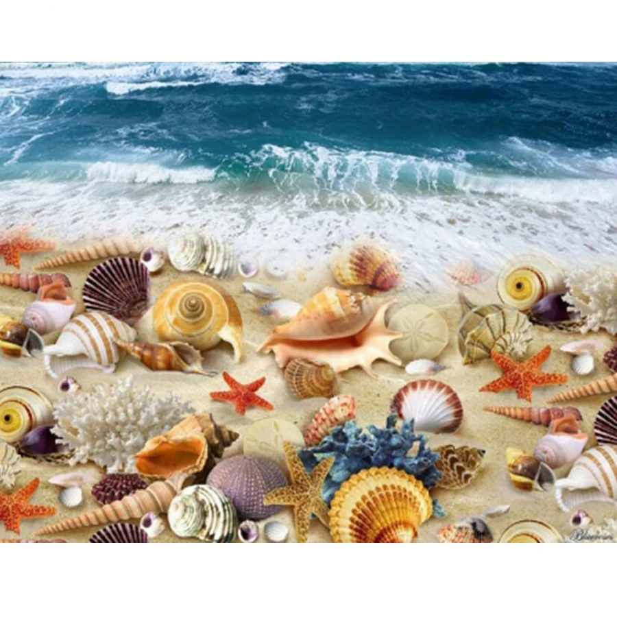 

Full,Diamond Embroidery,5D,diy,Diamond Painting shell,sea,3d picture,image,Cross Stitch,3D,Diamond Mosaic,Needlework,Crafts,art