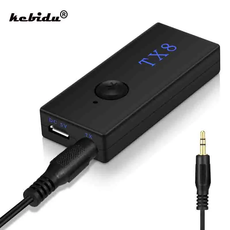 Bluetooth передатчик kebidu беспроводной аудио RCA 3 5 мм адаптер для ТВ наушников ПК