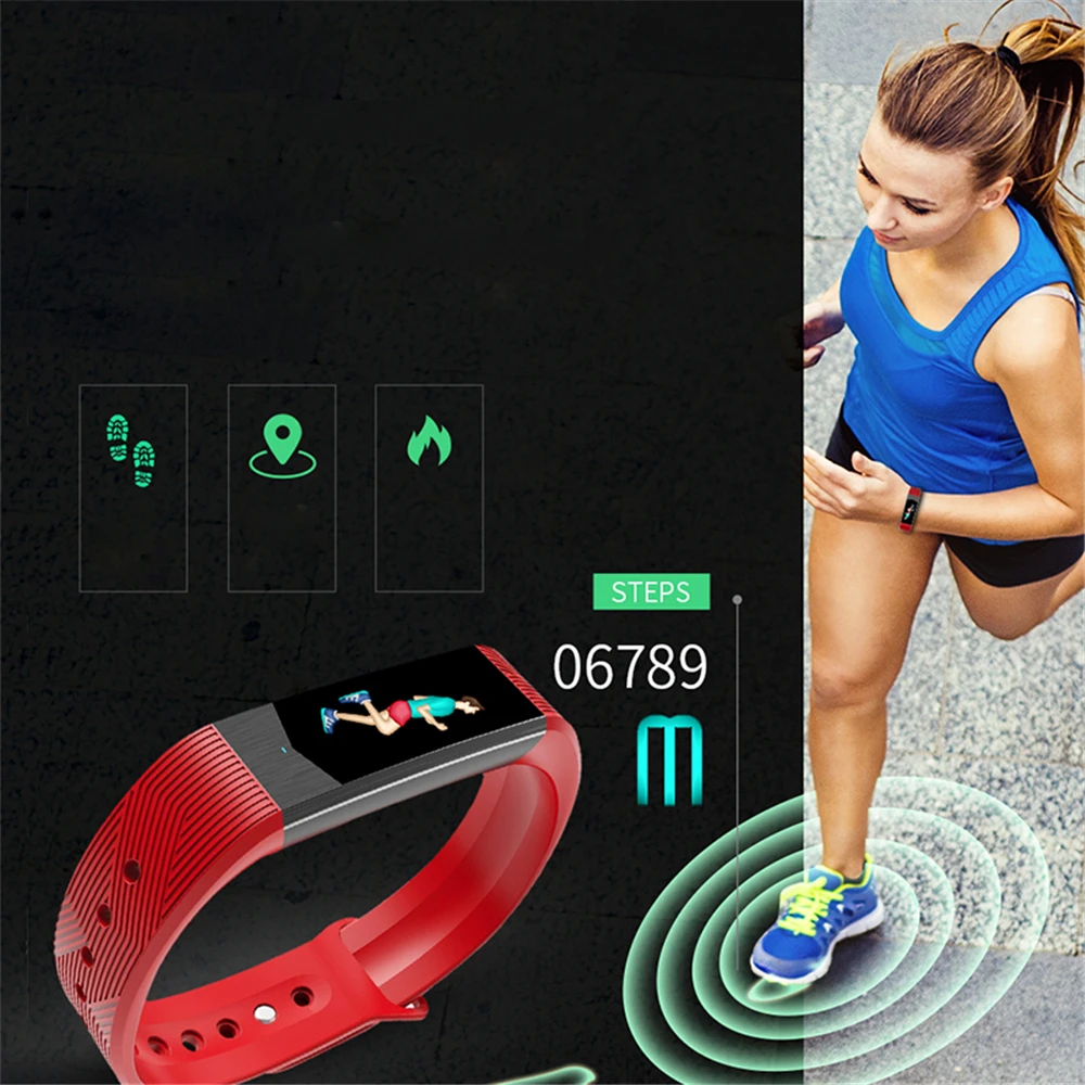 B30 умный Браслет 3D UI фитнес-трекер Спорт на открытом воздухе Smartband водостойкий