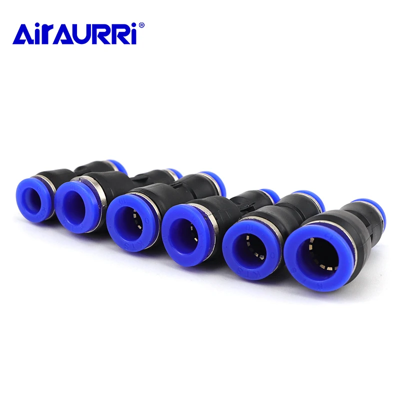 Трубка с одним касанием вдавливается в прямые газовые фитинги пластиковые