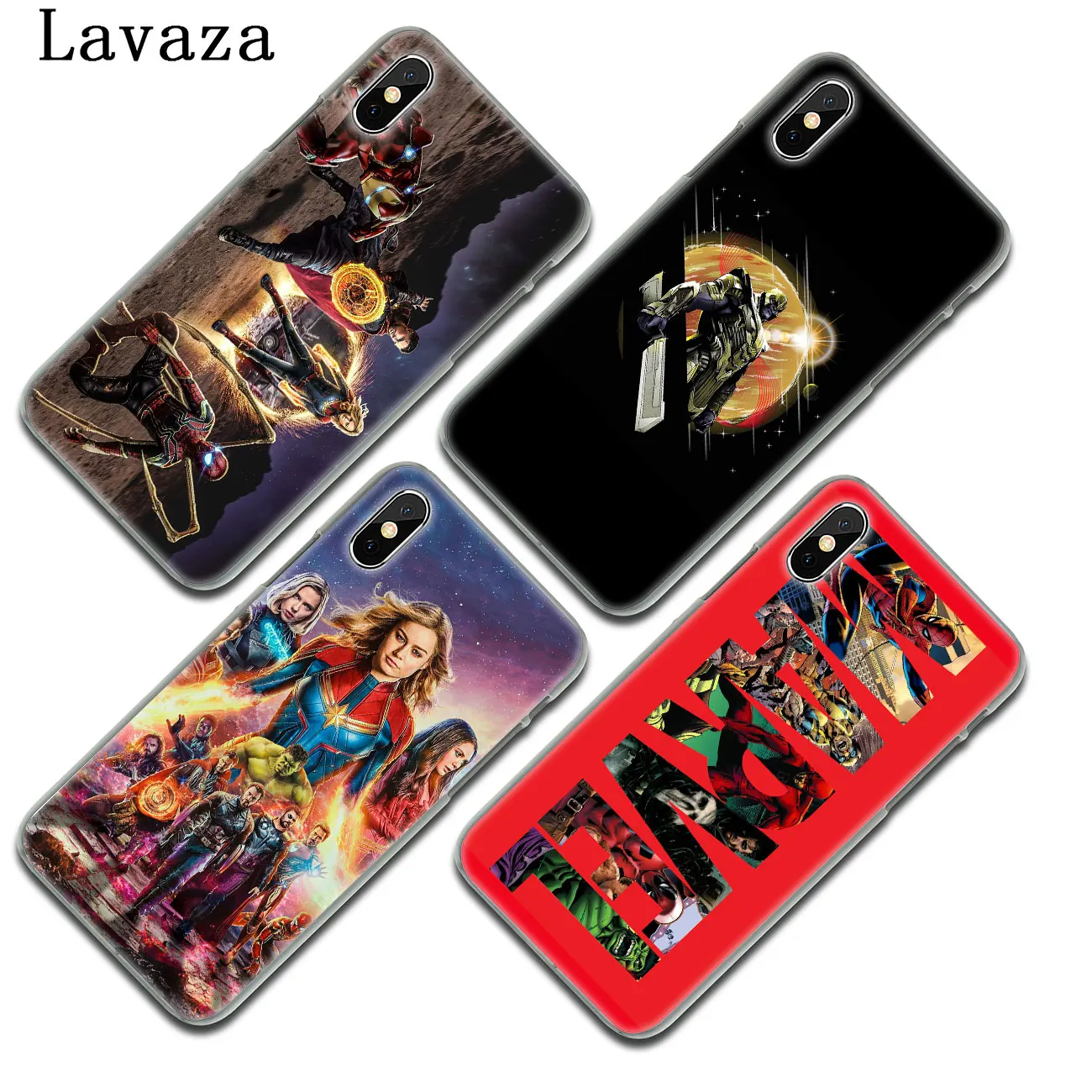 Твердый чехол для телефона Lavaza Marvel Avengers Endgame Thanos Superhero iPhone XR X XS 11 Pro Max 10 7 8 6S 5 5S SE 4S