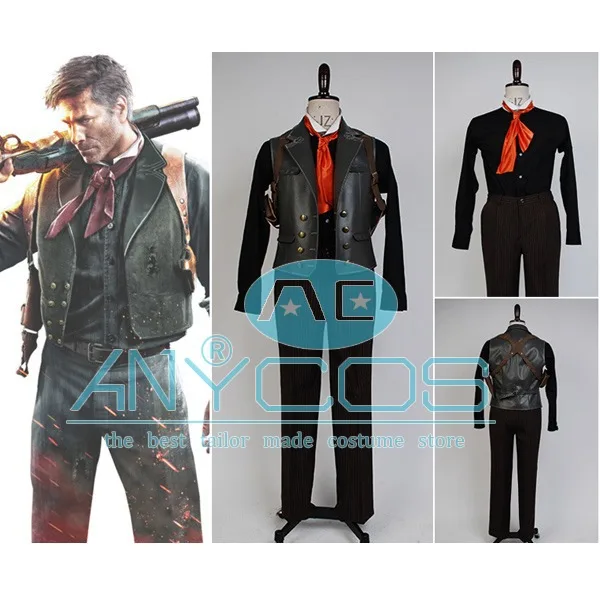 Bioshock 2 Booker DeWitt форма костюм фильм способный преодолевать Броды для взрослых Для