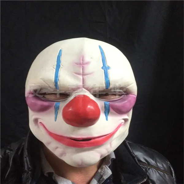 Латексная Маска для Хэллоуина высшего класса вечерние страшные маски клоуна