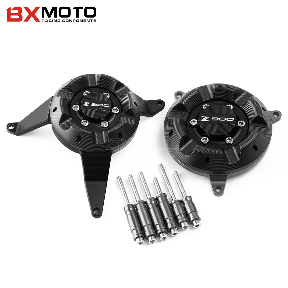 

BXMOTO Z900 Engine Guard Green/Black Motorcycle accessories Engine Stator Cover Falling Protective Cover For KAWASAKI Z900 2017