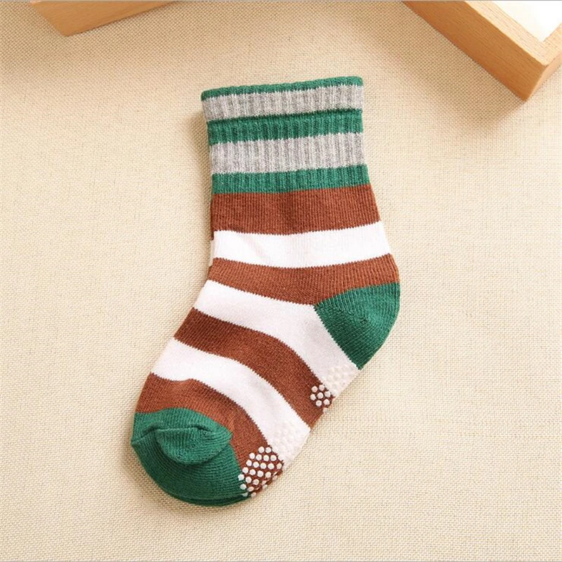 Spring Autumn High Quality Warm Thick Cotton Socks Striped Design Infant Baby Boys Girls Child Kids 0-2 Years | Детская одежда и