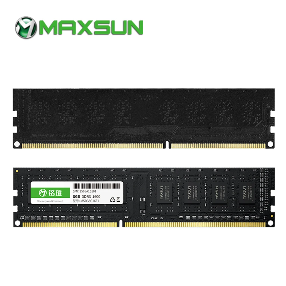 MAXSUN F1 RAMs DDR3 4 ГБ/8 ГБ настольная память 1600 МГц напряжение памяти 1 5 в 11 28 пожизненная