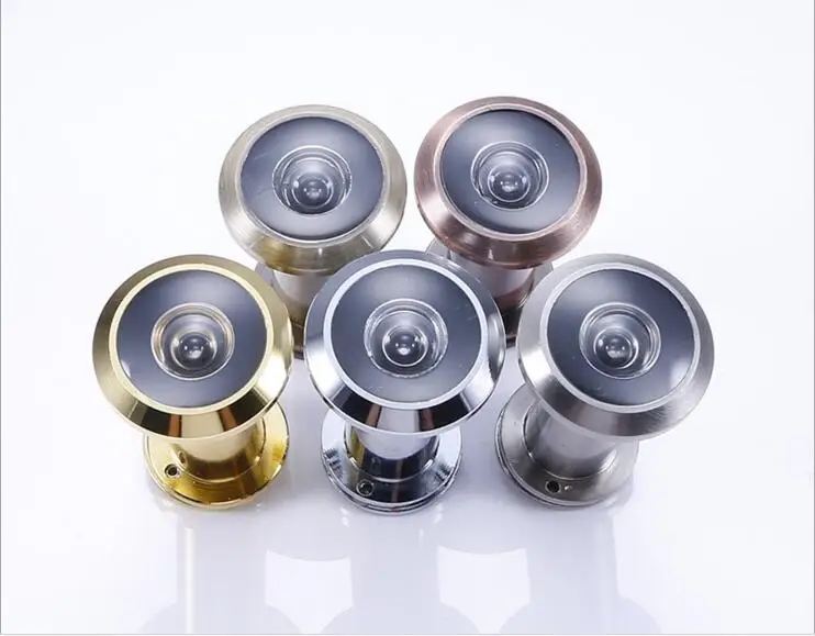 Дверной глазок 200 градусов 16 мм сплав тампер Регулируемая домашняя камера