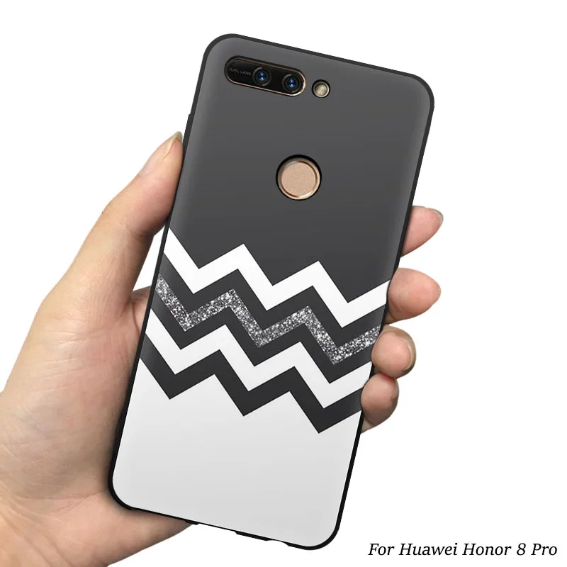 18 EiiMoo силиконовый чехол для телефона для huawei Honor 8 Pro, чехол для huawei Honor V9, милый узор, мягкий чехол для Honor 8 Pro, чехол - Цвет: 18