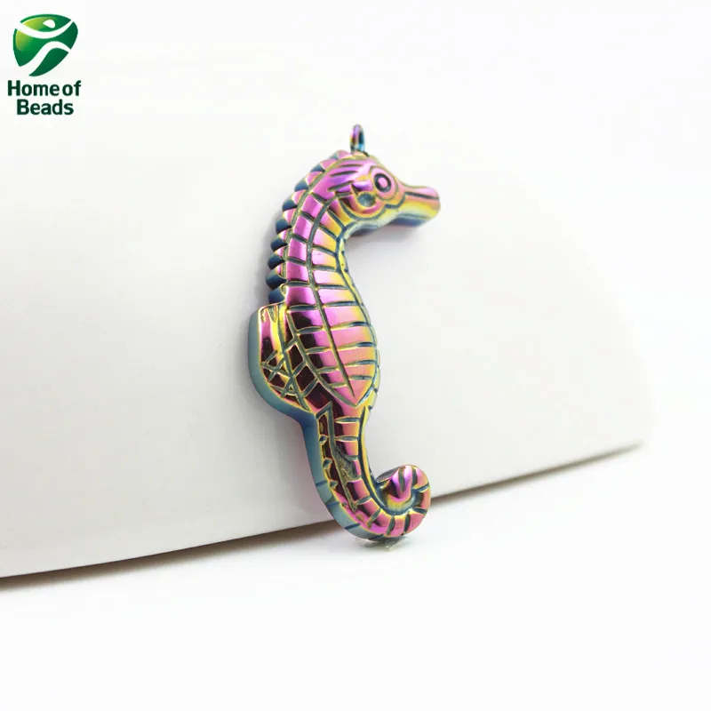 

Лидер продаж, модный гематит, радуга, гиппокапс, аксессуары для подвесок, diy аксессуары HP1133