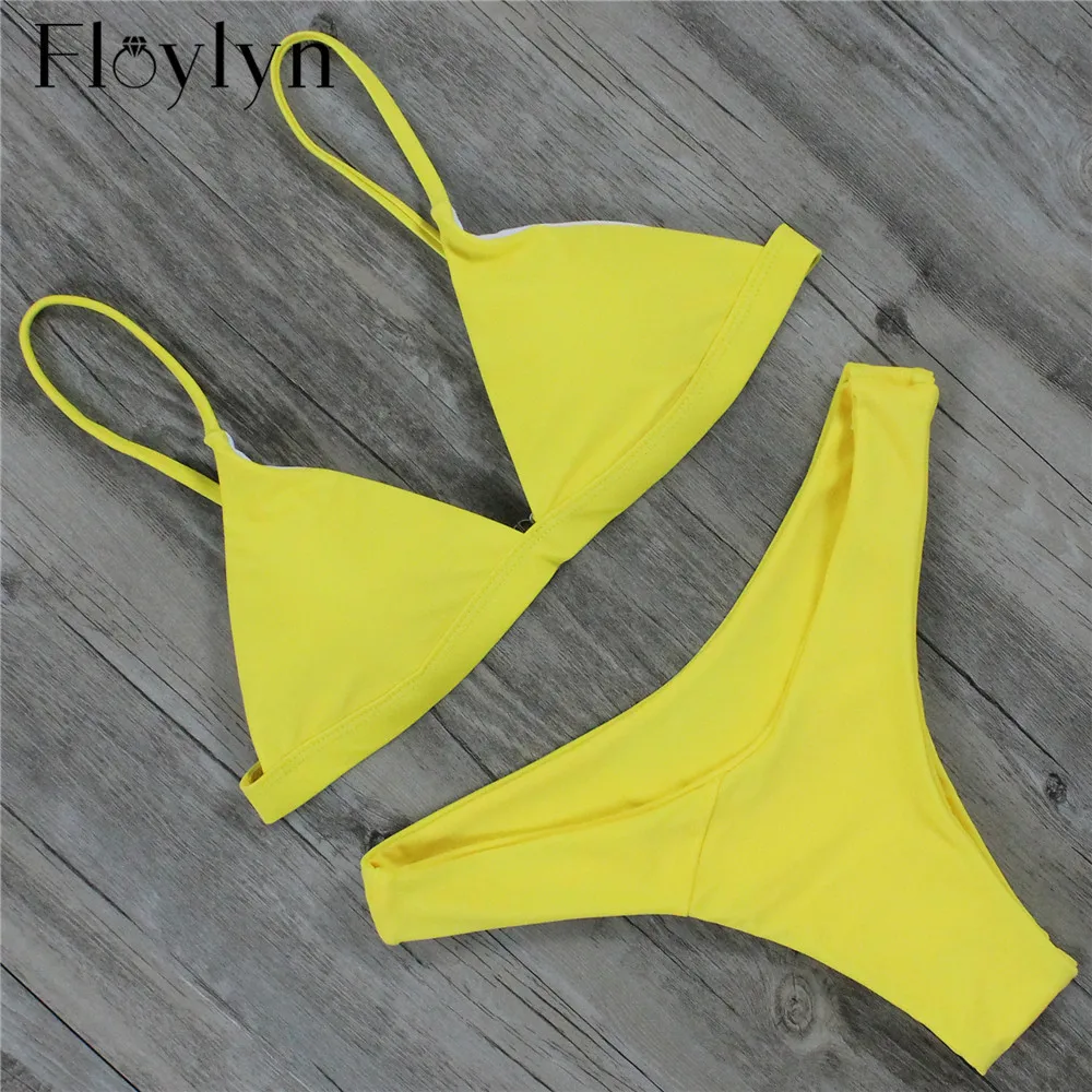 Floylyn Новинка 2017 года сетки комплект бикини сексуальный купальник Для женщин