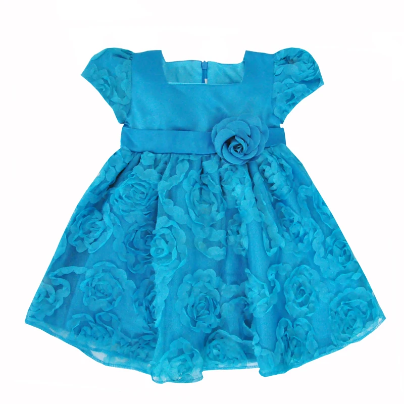 Летние платья для маленьких девочек милое праздничное платье с бантом и поясом