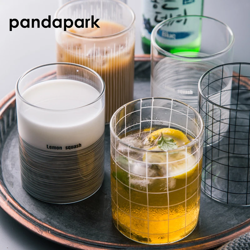 Pandapark 2018 Новая креативная прозрачная кружка для сока воды мульти стиль стакан