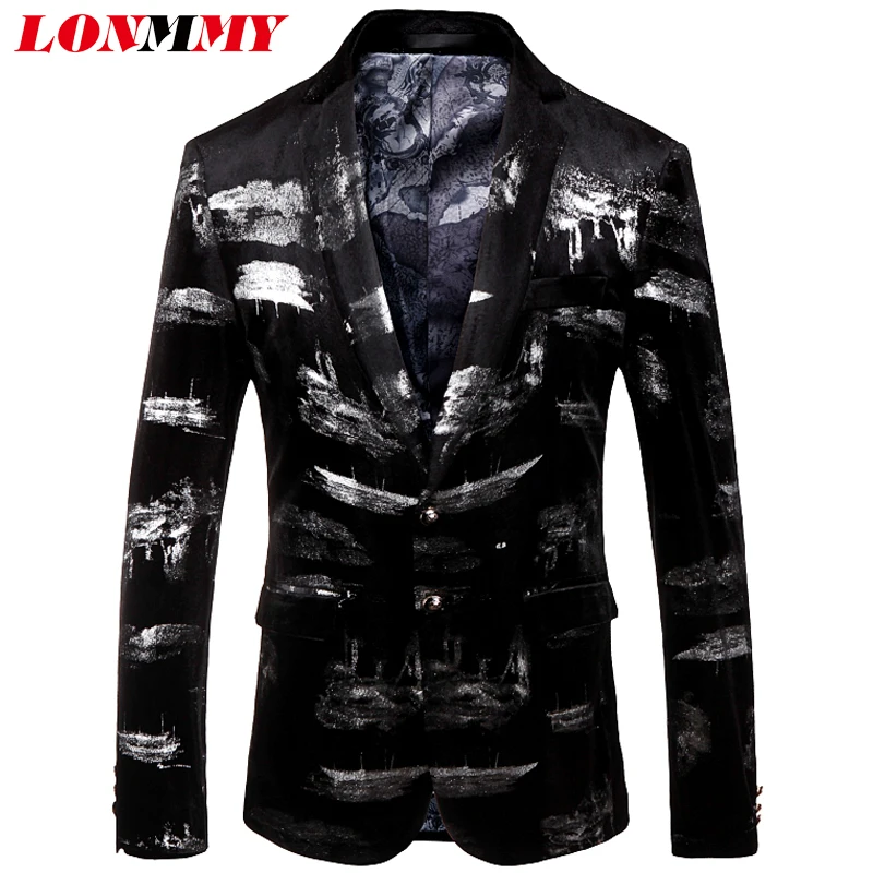 LONMMY свадебное платье мужской блейзер slim fit костюм повседневный пиджак смокинг