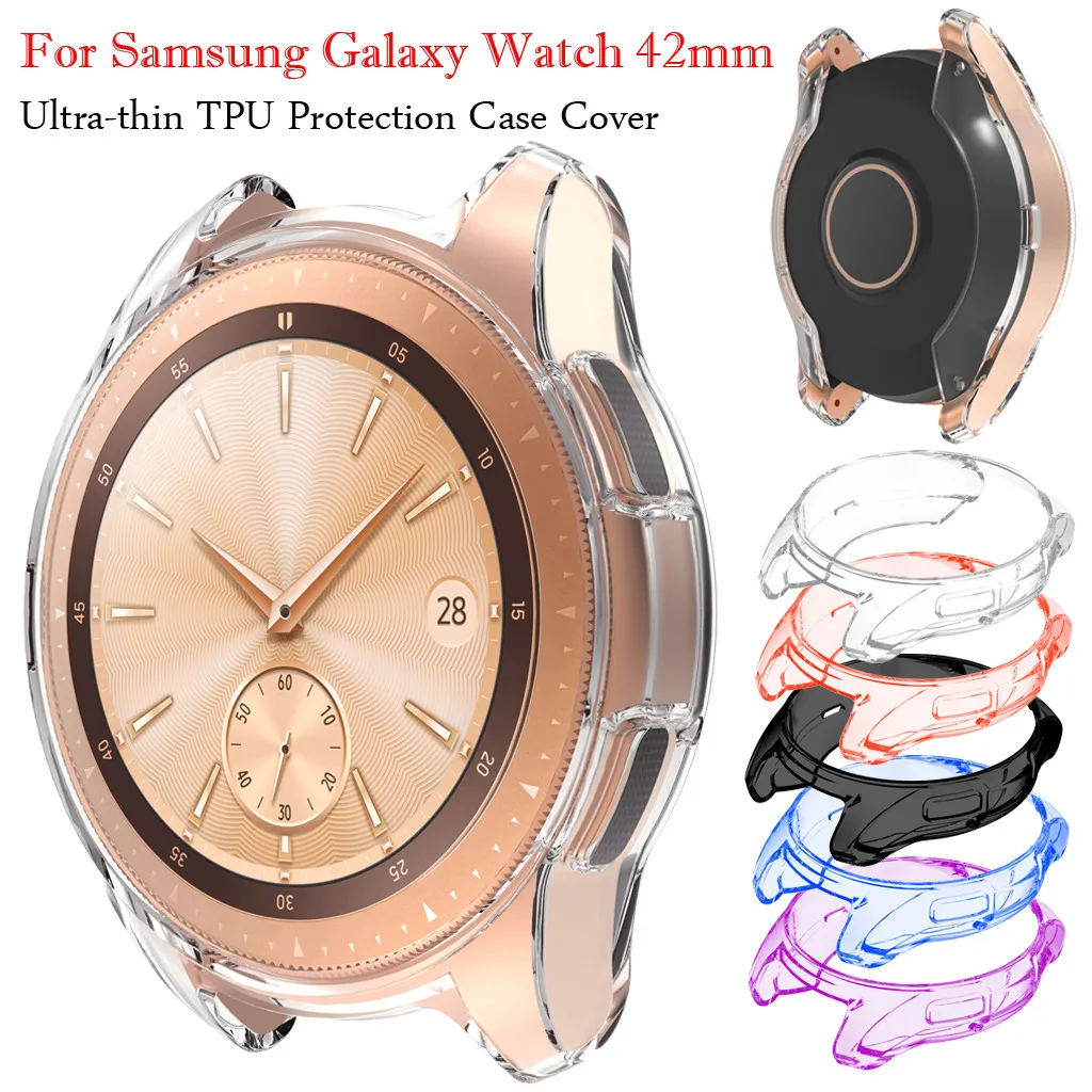 Ультратонкий Мягкий защитный силиконовый чехол из ТПУ для часов Samsung Galaxy Watch 42 мм